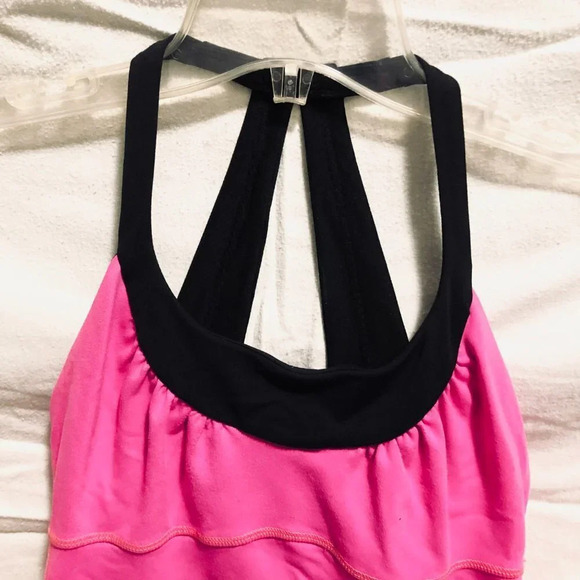 Lululemon Size  4 Tank Top Athleisure Yoga Pink Workout Top - Picture 2 of 16